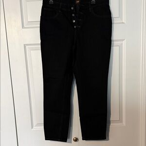 Lee Women's Black Ankle Jeans